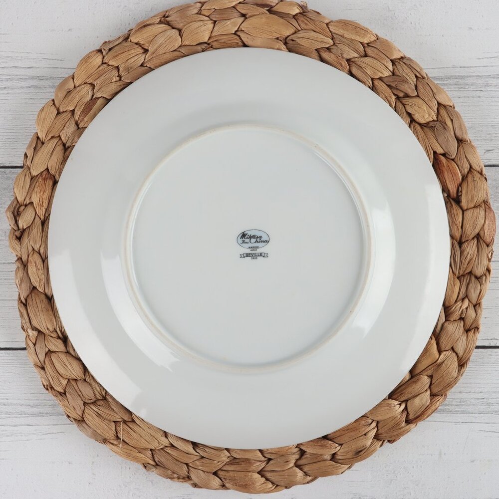 Vintage Mikasa Dinner Plate, Fine China Seville 5303 Narumi Japan, 10 1/2"in - Picture 3 of 4